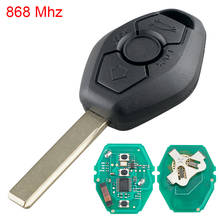 3 buttons 868MHZ  Remote Smart Intelligent Key with ID7944 ID46 Chip Fit for BMW CAS2 5 series E46 E60 E83 E53 E36 E38 2024 - buy cheap