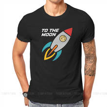 Criptomoneda Bitcoin Art DOGECOIN-Camiseta clásica Vintage alternativa para hombre, camisa grande de algodón con cuello redondo 2024 - compra barato