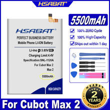 HSABAT Max 2 5500mAh Battery for Cubot Max 2 Max2 KingKong Power X30 P30 Batteries 2024 - buy cheap
