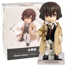 Bonecos bungo stray dog ostamanho dazai versão q, bonecos de pvc, modelo colecionáveis 2024 - compre barato