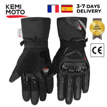 KEMiMOTO Waterproof Winter Motorcycle Gloves Touch Screen Motorcross Windproof Protective Winter Gloves Men Guantes Moto Luvas 2024 - buy cheap