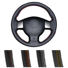DIY Customized Car Steering Wheel Cover For Old Nissan Tiida Livina Sylphy Note Auto Artificial Leather Steering Wrap 2024 - buy cheap