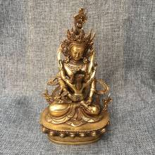 18CM TIBETAN INDIAN BUDDHISM MANDKESVARA YAB-YUM TANTRA BUDDHA YAMANTAKA GUHYASAMAJA BRASS STATUE BLESS FAMILY HOME TALISMAN 2024 - buy cheap