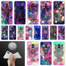 Space Giraffe Wolf owl Pattern Case For Samsung Galaxy A52 A32 A42 A12 A72 5G A50 A51 A21S A3 A5 A6 A7 A8 Plus 2018 2017 Cover 2024 - buy cheap