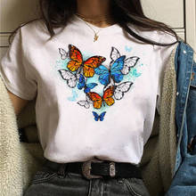 Butterfly graphic Printed T shirt Summer Female Tshirt Short Sleeve For Women Clothing Ulzzang Harajuku Ladies Tee shirt 2024 - buy cheap