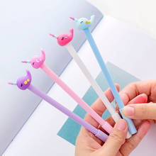 4pcs Cartoon Unicorn Whale Gel Pen 0.5mm Ballpoint Black Ink Pens Kawaii Girl Kids Gift Stationery Office School Supplies H6490 2024 - buy cheap