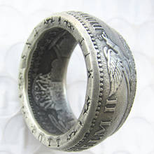Anillo de moneda Chapado en plata de Alemania 5 MARK 1913 hecho a mano en tamaños 8-16 2024 - compra barato