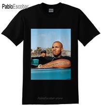 Dr Dre & The Game Hip Hop Sleeve Black T Shirt man cotton fashion teeshirt summer brand plus size 2024 - buy cheap