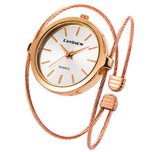 Pulseira relógios para mulheres moda luxo liga dial quartzo senhoras relógio casual rosa ouro relógios de pulso presentes femininos reloj mujer 2024 - compre barato