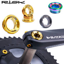 Risco m20x8 bicicleta chainwheel parafusos titânio mtb estrada manivela capa braço tampa copos bb suporte inferior parafuso de fixação para shimano 2024 - compre barato