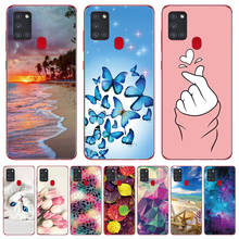 Capa de silicone tpu macio, capinha para samsung galaxy a21s, 6.5 polegadas 2024 - compre barato