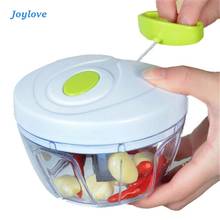 Joylove triturador manual de alta qualidade, multifuncional, design rápido, para frutas e vegetais, moedor de carne, picador de alho 2024 - compre barato