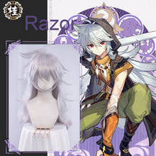 UWOWO-Peluca de cabello sintético resistente al calor, pelo largo de 90cm, color gris plateado, para Cosplay 2024 - compra barato