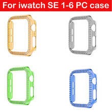 candy color Diamond cover For Apple watch SE case band 40mm 44mm 38 42mm plastic For iwatch bumper series 6 5 4 3 2 1 2024 - buy cheap
