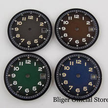 Janela e mostrador de relógio clássico 31.5mm, ajuste para miyota 8215 e 8205 minzghu, movimento 2813 2024 - compre barato