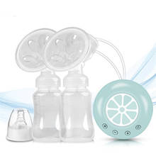 Двойной Электрический молокоотсос, умный автоматический молокоотсос для грудного вскармливания, аксессуары для ухода за ребенком, ER881 2024 - купить недорого