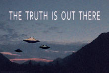 The Truth Is Out There - UFO Poster  oil paintings canvas Prints Wall Art For Living Room Bedroom Decor 2024 - buy cheap