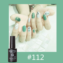 GRATTOL Professional Vernis Semi Permanent Primer Base Top Nail Polish 112# Green color Polish Art Hybrid Varnishes Gel 2024 - buy cheap