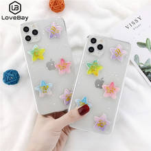 Lovebay Laser Star Phone Case For iPhone 11 Pro Max X XR XS 6 6s 7 8 Plus Gradient Sequins Shiny Lovely Soft TPU Back Cover Capa 2024 - купить недорого