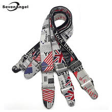 Personality Guitar Strap Flag of the United Kingdom United States Durable Bass Electric Acoustic Guitar  Belt 2024 - buy cheap