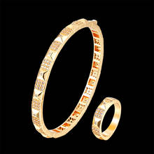 Vankeliif Simple Bangles and rings women's jewelry set micro inlaid zircon square cone classic popular bracelet accessories 2024 - buy cheap