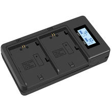 SOONHUA-cargador de batería Digital para cámara Canon, pantalla LCD de 20cm, entrada USB, doble canal 2024 - compra barato