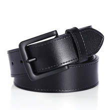 Belts For Men High Quality Cow Genuine Leather Designer Belt Male Fashion Classic Vintage Pin Buckle Strap For Cowboy Jeans 2024 - buy cheap