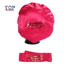 Customized Logo Sleep bonnets 2 Layer Polyester Satin Women Bonnet/Headband Caring Extention Wig 2024 - buy cheap