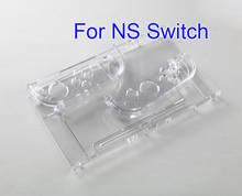 Capa de proteção para nintendo switch, capa dura de cristal destacável, acessórios de controle de console, capa protetora resistente para nintendo ns, com 10 peças 2024 - compre barato