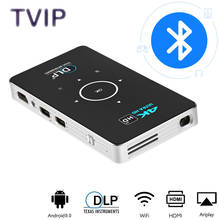 TVIP C6 Mini DLP 4K проектор Android 9.0 WiFi Bluetooth портативный домашний кинотеатр 2024 - купить недорого