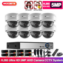 H.265 8ch ahd dvr kit hd 5mp in/outdoor face detecção dome sistema de câmera segurança conjunto p2p sistema vigilância vídeo kit 4ch 2mp 2024 - compre barato