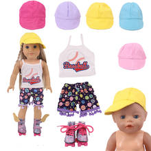 Кукла с остроконечным козырьком, 5 комплектов + 6 комплектов аксессуаров для американской куклы диаметром 18 дюймов 40-43 см, подарок на день рождения 2024 - купить недорого