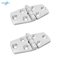 2PCS 316 Stainless Steel 38*76mm Heavy Duty Marine Grade Cast Boat Caravan RV Deck Cabinet Drawer Door Strap Butt Hinge Hardware 2024 - buy cheap