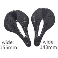 Carbon Fiber Bicycle Saddle Training Grade Man MTB Racing Road Bike Seat Saddle tt Triathlon Cycling Saddle Cushion 240*143/155 2024 - buy cheap