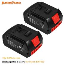 18V 6000mAh Li-ion Rechargeable Battery for Bosch Cordless Power Tools Batteries BAT609 BAT610G BAT618 BAT620 BAT622 GSR18V-LI 2024 - buy cheap