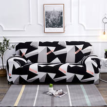 Black White Grey 1/2/3/4 Seater Sofa Cover Tight Wrap All-inclusive Sectional Elastic Seat Sofa Covers Couch Covering Slipcovers 2024 - buy cheap
