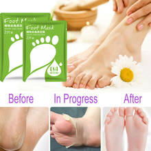 2pcs / package foot exfoliation and calluses heel mask softening keratin foot care 2024 - buy cheap
