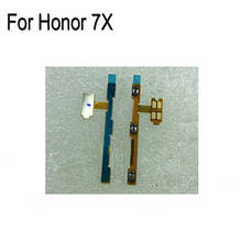 De poder de reemplazo en/Off y volumen botón lateral flexible Cable para Huawei Honor 7X 7x lado clave de botón de volumen Cable Flex 2024 - compra barato