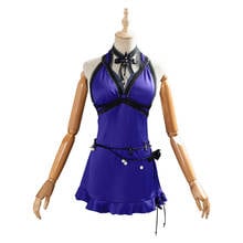 Final Fantasy Cosplay FF Tifa Lockhart Costume Female Girl Sexy Backless Bandage Dress Halloween Party Dresses 2024 - buy cheap