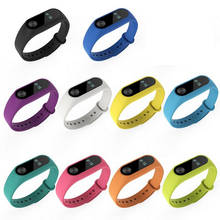 Gosear 2/4/6/10pcs Silicone Replacement Watchband Watch Band Wrist Strap Belt for Xiaomi Xiomi Mi Band 2 Mi2 Smart Bracelet 2024 - buy cheap