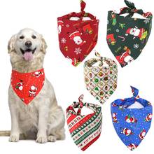 Dog Triangular Bandanas Pet dogs Bandana Christmas Dog Washable Bow ties Collar Cat Dog Scarf for Large Dog Accessories perros 2024 - buy cheap