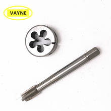 2pcs VAYNE HSSE Unified machine or hand - Metric Tap &Round die Set Fine thread dies taps suit UNF0-90/1-72/3-56 5/16-24 UNS3/8 2024 - buy cheap