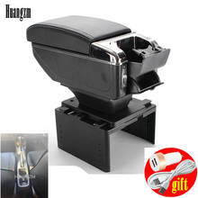 for honda insight armrest box car center console modification accessories double raised with USB