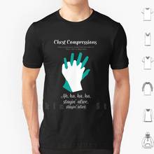 Safety Shirt : Chest Compression ( Black Version ) T Shirt 6xl Cotton Cool Tee Chest Compression Dr Mike Health Cpr Recovery 2024 - buy cheap