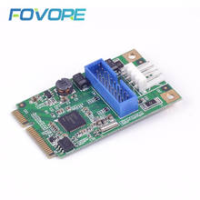 USB Mini PCI-e Adapter 2 ports USB 3.0 to Mini PCI-e adapter Card Mini PCI express USB3.0 converter With Cable 2024 - buy cheap