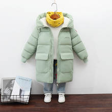 Children's down jacket boys and girls down jacket New children's long children's clothing down jacket thickening 2024 - buy cheap