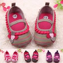 Toddler Infant Baby Girl Flower Shoes Crib Prewalker Newborn To 18 Months Babyshoes 2024 - buy cheap