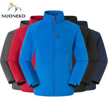 Куртка NUONEKO JM11 Мужская/Женская флисовая водонепроницаемая, теплая верхняя одежда для походов и кемпинга, осень 2024 - купить недорого