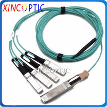 Cloud Computing-Cable óptico activo, dispositivo de 100G, QSFP28 a 4x25G, SFP28, 30 metros, AOC, Compatible con Huawei, alcatel-lucent, RG 2024 - compra barato