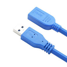 USB 3,0 Удлинительный Кабель USB 3,0 A штекер-гнездо шнур для синхронизации данных расширенный кабельный разъем для принтера ПК U Disk HDD жесткого диска 2024 - купить недорого